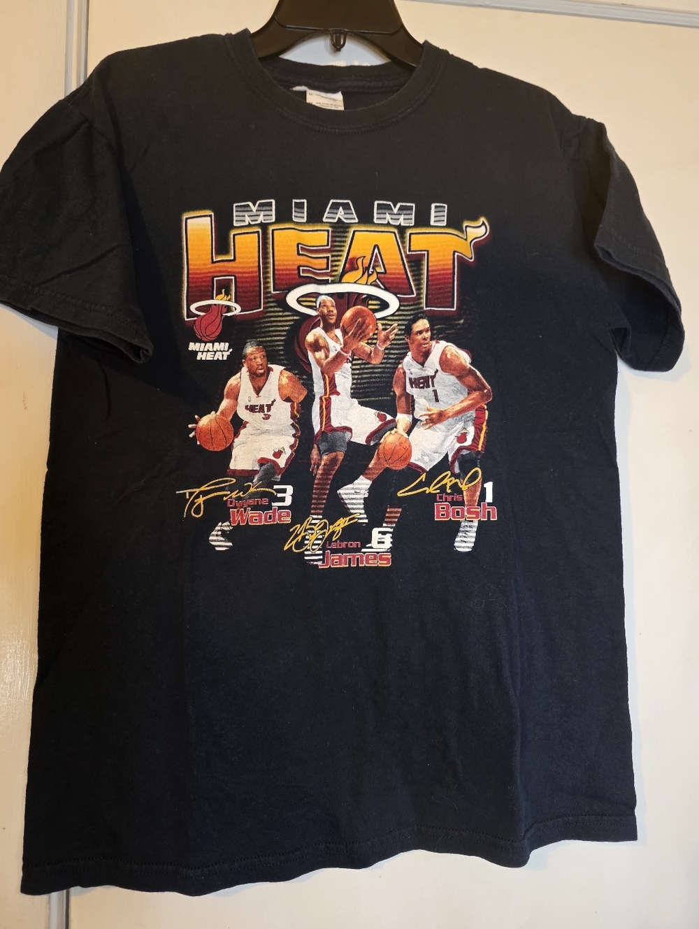 Vintage Miami HEAT 20' ERA CHRIS, LEBRON WADE